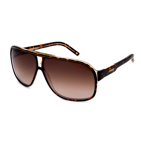 Carrera // Men's GRAND-2S-086 Sunglasses // Havana + Brown Gradient