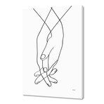 Lovers Hands (16"W x 24"H x 1.5"D)