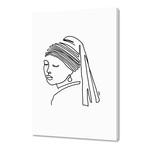 Girl with a Pearl Earring (16"W x 24"H x 1.5"D)
