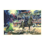 Wayland Moore // Circus Horse Show I // 1975 Serigraph