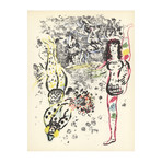 Marc Chagall // Acrobatics // 1963 Lithograph