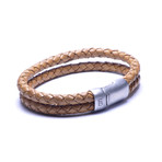 Leather Bracelet Sherman // Camel (S)