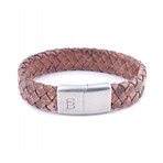 Leather Bracelet Preston // Caramel (M)