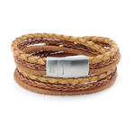 Leather Bracelet Bonacci // Camel (M)