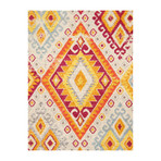 Solstice Collection // Power Loom Area Rug // Beige v.1 (2'L x 3'W)