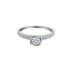 Fred of Paris Fleur Celeste Platinum Diamond Ring II // Ring Size: 6.5