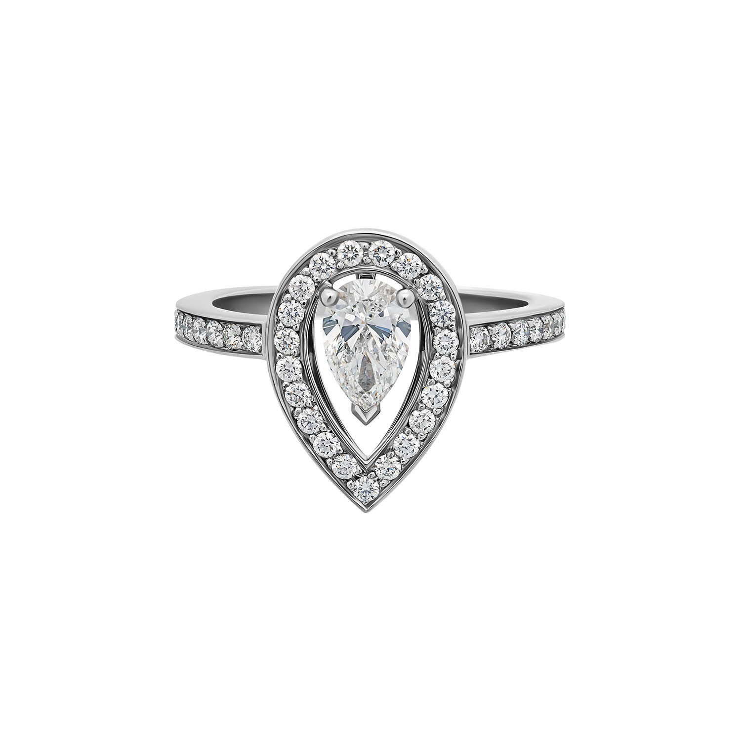 Fred of Paris Lovelight Platinum Diamond Ring II // Ring Size: 5.25 ...
