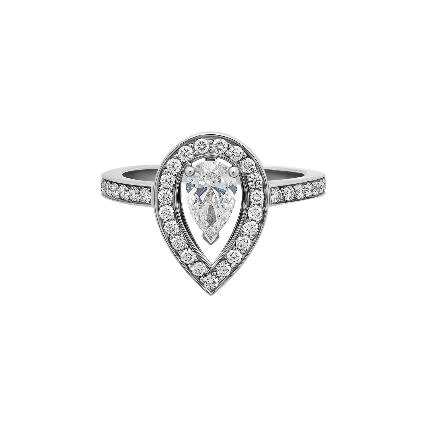 Fred of Paris Lovelight Platinum Diamond Ring IV // Ring Size: 6 - Fred ...