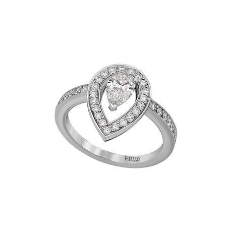 Fred of Paris Lovelight Platinum Diamond Ring II // Ring Size: 5.25