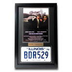 Blues Brothers // Jake & Elwood's Dodge Monaco License Plate // Framed Collage