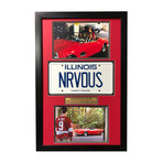 Ferris Bueller's Day Off // Ferrari 250GT Spyder License Plate // Framed Collage