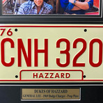 Dukes of Hazzard // "General Lee" License Plate Collage // Framed