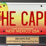 Breaking Bad // Jesse's Monte Carlo // Replica License Plate Display