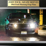 John Wick // Replica License Plate Display