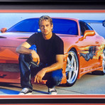 Fast & The Furious // Brian O'Connor's Toyota Supra License Plate // Framed Collage