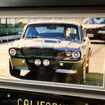 Gone in 60 Seconds // "Eleanor" Shelby GT500 License Plate // Framed Collage