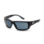 Unisex Fantail Sunglasses // Matte Black + Gray