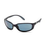 Unisex Brine Sunglasses // Matte Black + Blue Gray
