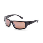 Unisex TF01OSCP Fantail Sunglasses // Blackout + Copper Mirror