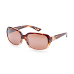 Women's Gannet Sunglasses // Shiny Tortoise + Copper Mirror