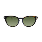 Men's Black Tie 2.0 Sunglasses // Dark Havana + Palladium + Green