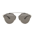 Men's Dior So Real Sunglasses // Silver, Black