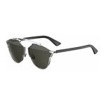 Men's Dior So Real Sunglasses // Silver, Black