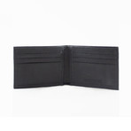 Bryant Park // Distressed Leather Bifold Wallet (Black)
