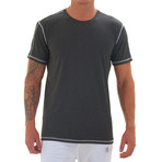 Elevate Short Sleeve Fitness T Shirt // Charcoal (XL)