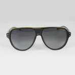 Unisex EV0725-002 MDL235 Sport Sunglasses // Black + Milky Gray