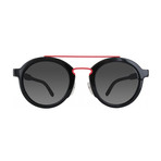 Unisex SF845S-969 Sunglasses // Black + Coral
