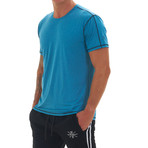 Elevate Short Sleeve Fitness T Shirt // Blue (2XL)
