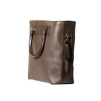 Leather Tote Bag // Brown