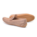 Perforated Nubak leather Casual Driver // Mink (US: 11)