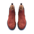 Two Tone Chelsea Boot // Rust + Brown (US: 7)