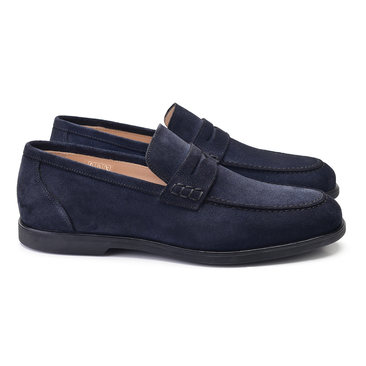 Soft Suede Penny Loafer // Navy (US: 7) - Pelle Line - Touch of Modern
