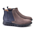Two Tone Chelsea Boot // Brown + Navy (US: 7)