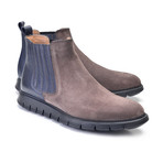 Two Tone Chelsea Boot // Brown + Navy (US: 9.5)