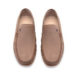 Perforated Nubak leather Casual Driver // Mink (US: 8.5)