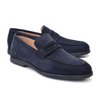 Soft Suede Penny Loafer // Navy (US: 7.5)
