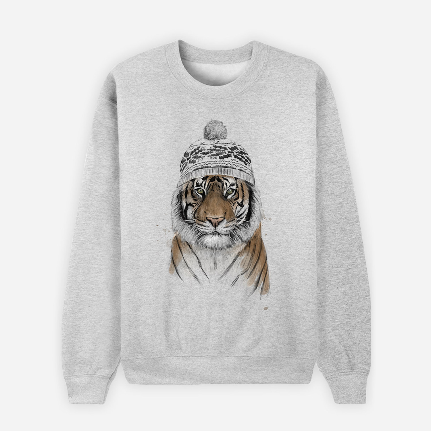 Siberian Tiger Sweatshirt // Gray (X-Large) - Wooop PERMANENT STORE ...