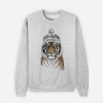 Siberian Tiger Sweatshirt // Gray (Small)