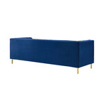 Modway // Ingenuity Channel Sofa // Navy Blue