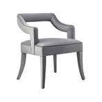 TOV // Tiffany Dining Chair // Gray