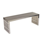 Modway // Gridiron Stainless Bench