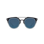 Women's Composit Sunglasses // Semi Matte Blue + Blue