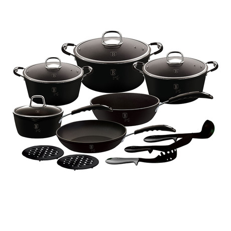 15-Piece Cookware Set // Black