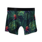 Men's Boxer Briefs // Tropical + Bananas + Parrots + Psychedelic + Ficus + Color Swirls // 6-Pack (XL)