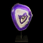 Purple Agate on Stand