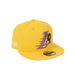 Takashi Murakami x Complexcon La Lakers Eye Snapback Baseball Cap // Yellow